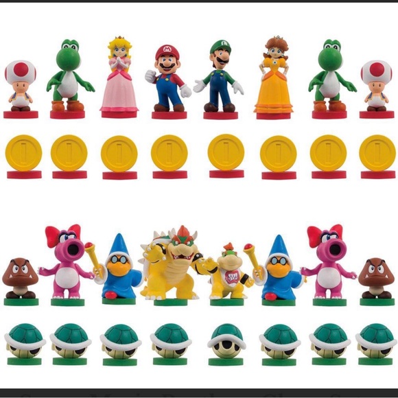 Super Mario Collector’s Edition Chess Set 2009 Complete Set - Picture 4 of 9